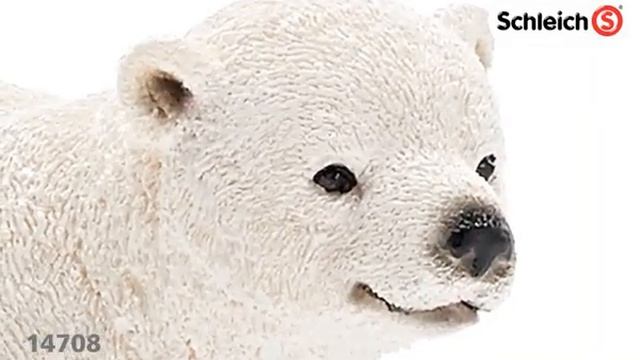 Schleich 14708 Белый медвежонок смотреть онлайн