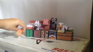 Бумажный Minecraft: Мобы и блоки