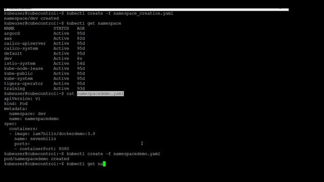 Kubernetes Namespace смотреть онлайн