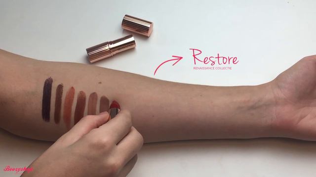 Swatches Renaissance lipstick Makeup Revolution смотреть онлайн