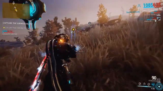 Warframe Plains of Eidolon Capture the Grineer Agent HD 60fps смотреть онлайн