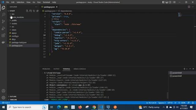 Error Cannot find module 'http errors' Solved in node js node_modules npm packages смотреть онлайн