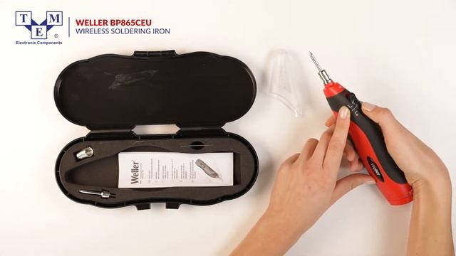 WELLER BP865CEU - wireless soldering iron - UNBOXING смотреть онлайн