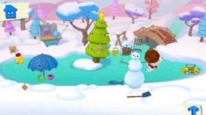 Мимишки новый год снег игра для детей