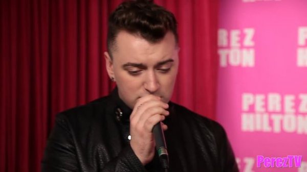 Naughty Boy ft. Sam Smith - "LA LA LA" (Acoustic Perez Hilton Performance)