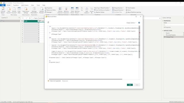 Power BI Tip - Append Queries with M Code (Super Easy) смотреть онлайн
