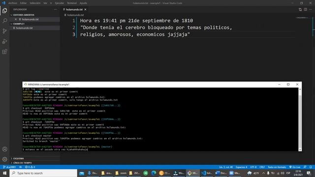 VIAJANDO AL FUTURO, AL PASADO AL FUTURO CON GIT смотреть онлайн
