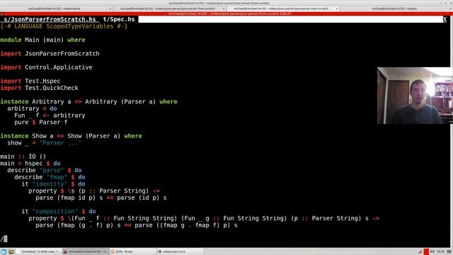 Parsing JSON Integers (JSON Parser from Scratch in Haskell) смотреть онлайн
