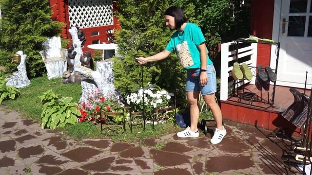 Чистая обувь на садовом участке Хитсад ТВ