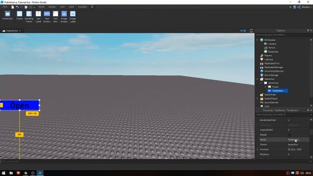 Open & Close Button / ROBLOX Studio Tutorial смотреть онлайн