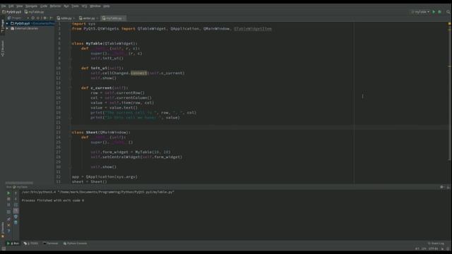 PyQt5 Lesson 17 QTableWidgetItem Spreadsheet part 2 смотреть онлайн