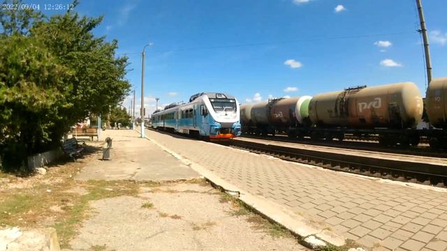 Отправление РА-3-037 сообщением Симферополь-Феодосия. Станция "Айвазовская". смотреть онлайн