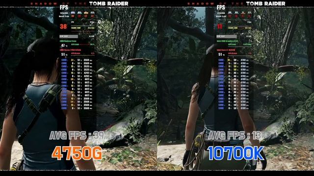 RYZEN 7 PRO 4750G Vs INTEL I7 10700K (5 Games)