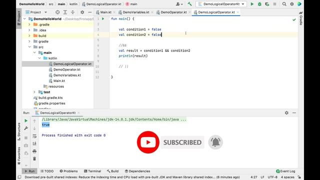 5# Kotlin Logical Operators Tutorial | And (&&) | OR (||) NOT (!) Operators Kotlin смотреть онлайн