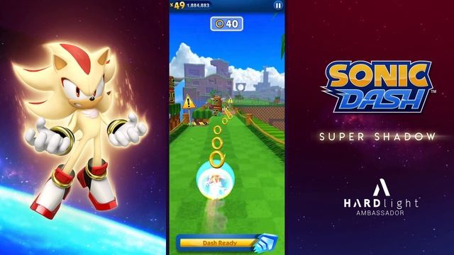 Sonic Dash - Super Shadow Gameplay Showcase (MAX Level) смотреть онлайн