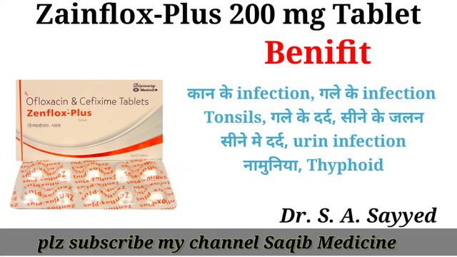 Zenflox-plus 200 mg Tablet full review in hindi | benifit | side effects | Uses | explain in hindi смотреть онлайн