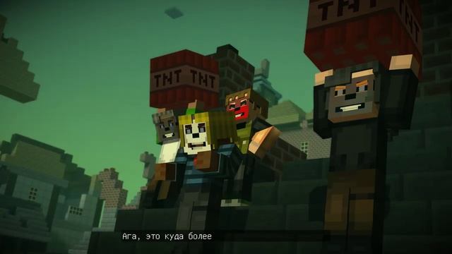[4K NC] Minecraft Story Mode episode 2 (Boom town branch) - прохождение без комментариев смотреть онлайн