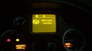 Daf 105  Проверка активных ошибок англ. меню