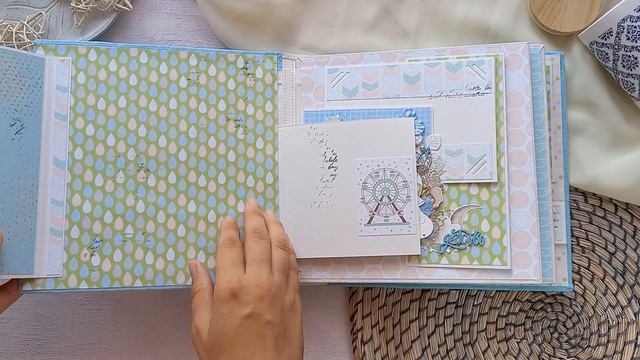 Обзор альбома для мальчика | скрапбукинг | scrapbooking смотреть онлайн