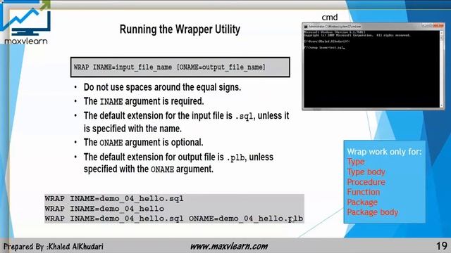 114/125 Oracle PLSQL: Managing PLSQL / Wrapper Utility 2 смотреть онлайн