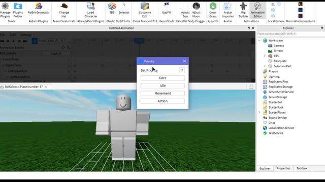 КАК СДЕЛАТЬ АНИМИРОВАННОГО NPC (ROBLOX Studio Tutorial) смотреть онлайн