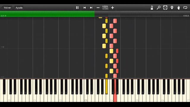 Howl's Moving Castle - Merry Go Round of Life on Synthesia смотреть онлайн