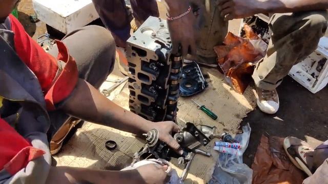 TOYOTA 5L NEW CILINDER HEAD REPLACEMENT смотреть онлайн