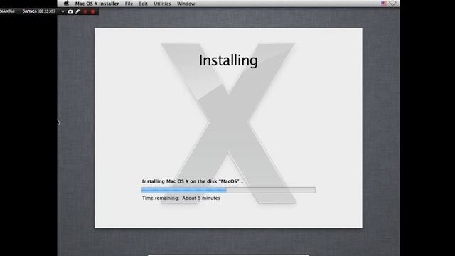 Установка OS X смотреть онлайн