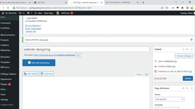 How To Add Drop Down Menu In Wordpress | How To Create Menu And Submenu In WordPress смотреть онлайн