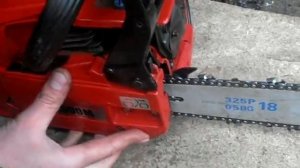 Замена цепи на Бензопиле