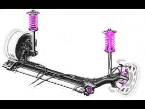 Замена задних стоек на Ауди А4 Б5