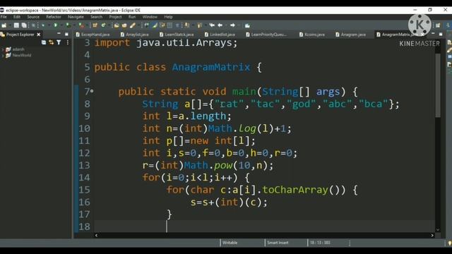 Anagram Question || Java || Question 2 смотреть онлайн