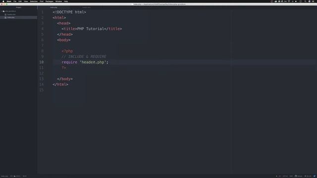 PHP 7 Tutorial 2019 Anfänger | #19 INCLUDE und REQUIRE смотреть онлайн