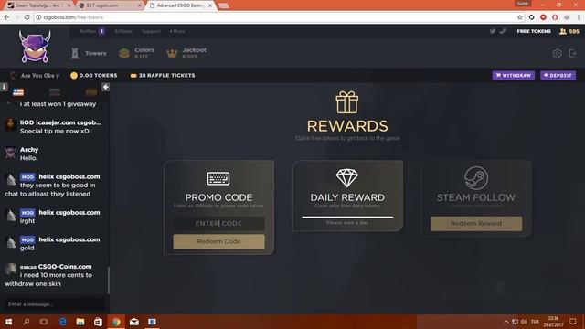 CSGO 2 Yeni Depozitsiz Site İtemi Al Git ! #1 смотреть онлайн