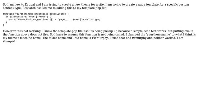 Drupal: Functions in template.php not working (2 Solutions!!) смотреть онлайн