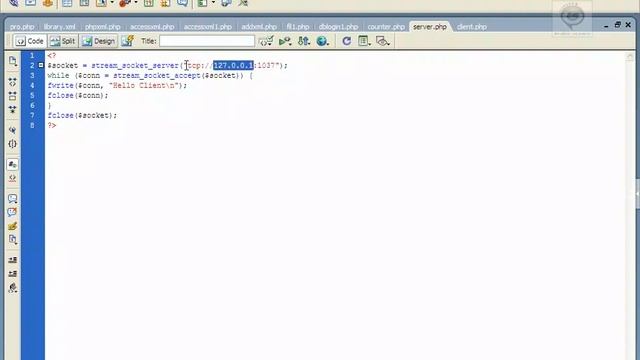 php 09 07 advanced transfer data by sockets смотреть онлайн