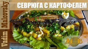 Севрюга  в духовке с картофелем. Мальковский Вадим