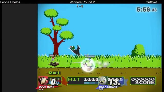 GT:ReV #1: Outfoxd (Duck Hunt) vs Leone Phelps (Luigi/Meta Knight) смотреть онлайн