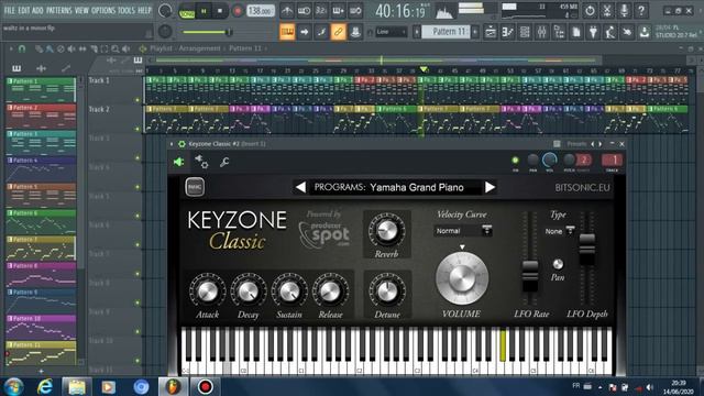 Waltz in A Minor classic piano song - FL Studio смотреть онлайн