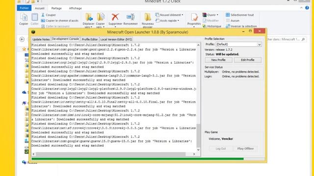[TUTO] How To Crack MINECRAFT 1.7.2 [100% Work!] смотреть онлайн