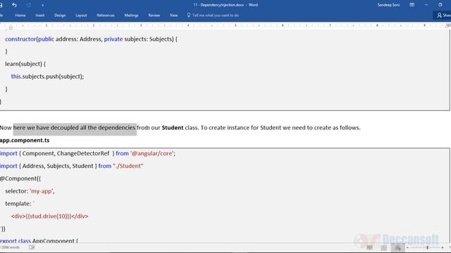 Part 34: Understanding Dependency Injection - Angular Tutorial смотреть онлайн