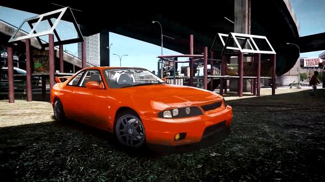 Grand Theft Auto IV - Nissan Skyline R33 смотреть онлайн