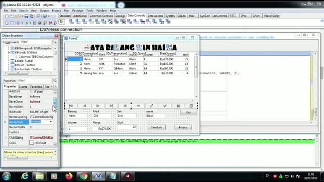 Tutorial operasi database LAZARUS смотреть онлайн