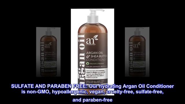 artnaturals Argan Oil Hair Conditioner - (16 Fl Oz / 473ml) - Sulfate Free - Treatment for Damaged смотреть онлайн