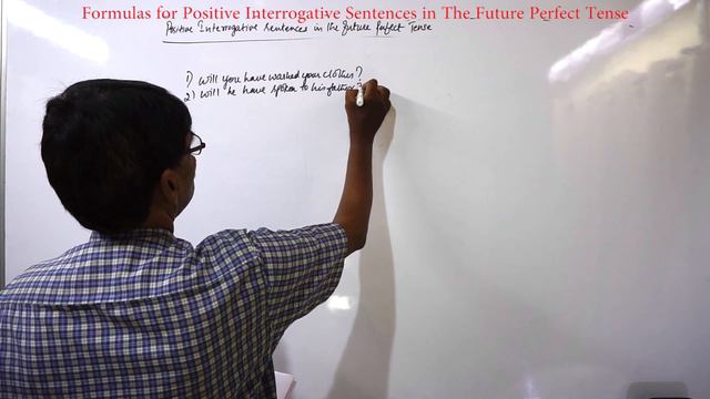 Positive Interrogative sentences in The Future Perfect tense смотреть онлайн