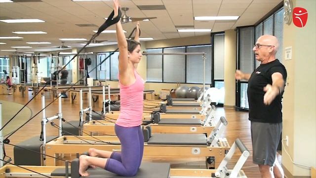 Pilates Exercise - Arms Kneeling Series - Up Circles, Down Circles смотреть онлайн