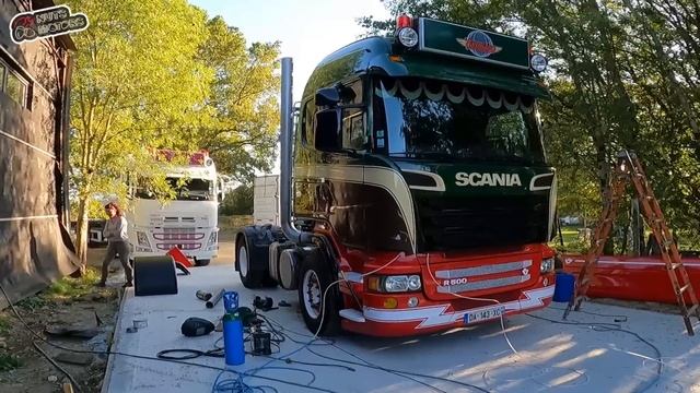 DES CHEMINÉES POUR BOOBY LE SCANIA V8 !! смотреть онлайн