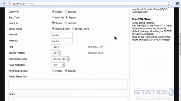 034 Setting up an OpenVPN server Part 3 - Home VPN