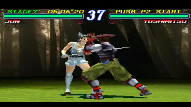 Tekken 2 VER.B (1995) - Arcade (TES3/VER.B) - Jun Kazama смотреть онлайн