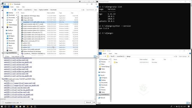 Belajar Django #16c - Setup MySQL + Windows смотреть онлайн
